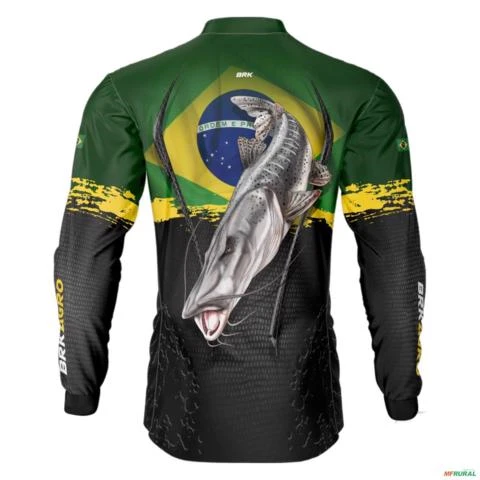 Camisa Agro BRK Pintado Brasil com UV50 + -  Gênero: Masculino Tamanho: G