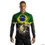Camisa Agro BRK Pirarara Brasil com UV50 + -  Gênero: Masculino Tamanho: P