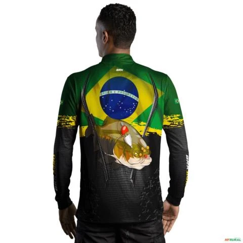 Camisa Agro BRK Tambaqui Brasil com UV50 + -  Gênero: Masculino Tamanho: GG