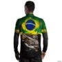 Camisa Agro BRK Traíra Brasil com UV50 + -  Gênero: Masculino Tamanho: XG