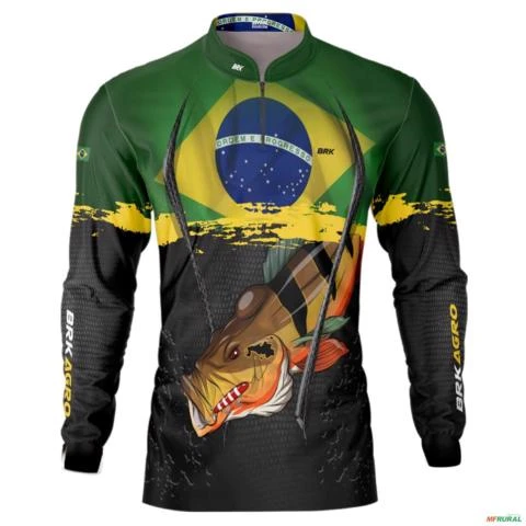 Camisa Agro BRK Tucuna Açu Brasil com UV50 + -  Gênero: Masculino Tamanho: P
