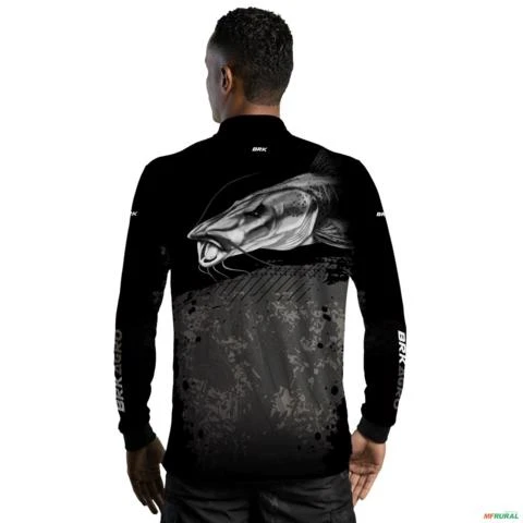 Camisa Agro BRK Preta Pintado com UV50 + -  Gênero: Masculino Tamanho: XXG