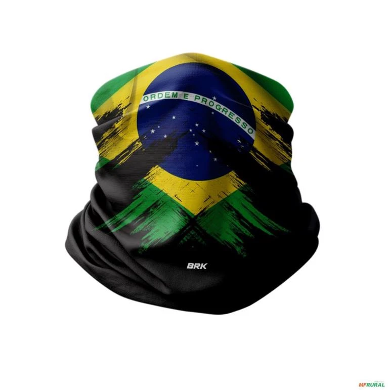 Bandana Tubeneck Brk Multifuncional com Proteção Solar Uv50+ -  Cores: Bandeira do Brasil 2