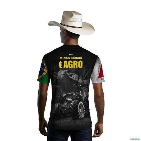 Camiseta Agro BRK Minas Gerais é Agro com Proteção Solar Uv 50 - Tamanho: P
