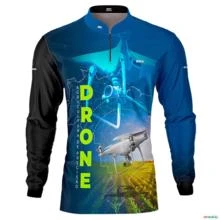 Camisa Agro BRK Drone Agropecuária de Precisão com Proteção Solar Uv 50 - Tamanho: P