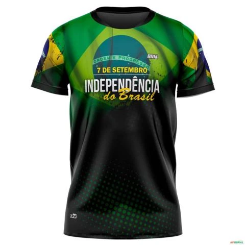 Camisa Brasil Patriota 7 de Setembro com UV 50 - Tamanho: GG