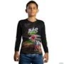 Camisa Agro BRK São Paulo Cana de Açúcar com UV50 + -  Gênero: Infantil Tamanho: Infantil XG