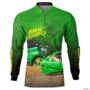 Camisa Agro BRK Colheitadeira X9 Verde com UV50+ -  Gênero: Masculino Tamanho: G2
