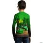 Camisa Agro BRK Colheitadeira X9 Verde com UV50+ -  Gênero: Infantil Tamanho: Infantil G