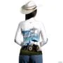 Camisa Agro BRK Trator TL5 Clara com Proteção UV50+ -  Gênero: Feminino Tamanho: Baby Look P