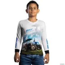 Camisa Agro BRK Trator TL5 Clara com Proteção UV50+ -  Gênero: Infantil Tamanho: Infantil PP