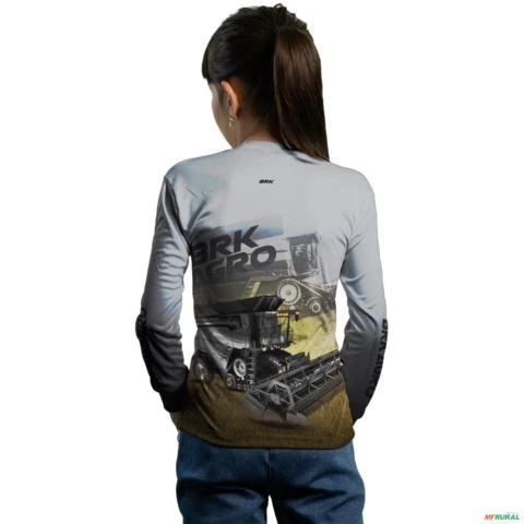 Camisa Agro BRK Colheitadeira Ideal Clara com UV50+ -  Gênero: Infantil Tamanho: Infantil M