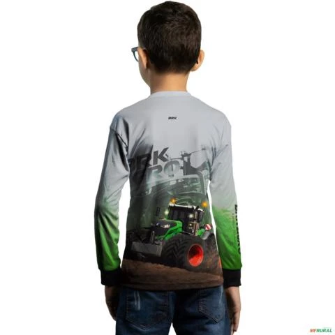Camisa Agro BRK Trator Vario 1000 Clara com UV50+ -  Gênero: Infantil Tamanho: Infantil P