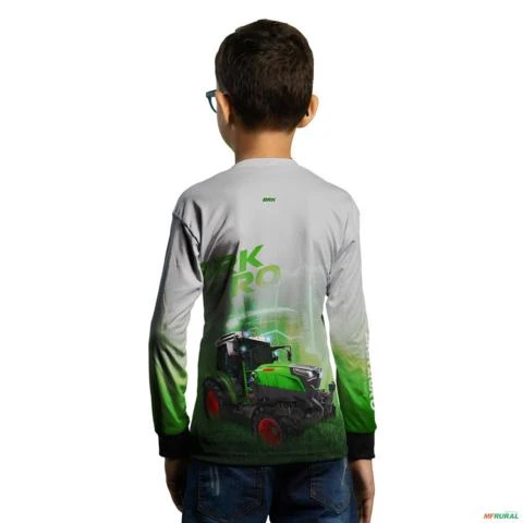 Camisa Agro BRK Trator E107 Clara com UV50+ -  Gênero: Infantil Tamanho: Infantil PP