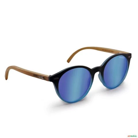 Óculos de Sol BRK Arredondado com Lente Polarizada Azul