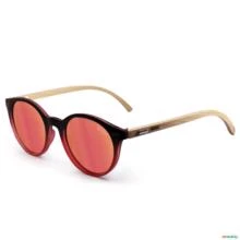 Óculos de Sol BRK Arredondado com Lente Polarizada Vermelha