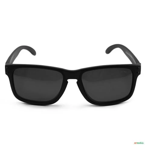 Óculos de Sol BRK Quadrado com Lente Polarizada Preto