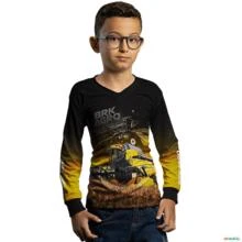 Camisa Agro Brk Colheitadeira CR11 com Proteção UV50+ -  Gênero: Infantil Tamanho: Infantil G