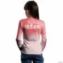 Camisa Agro Feminina BRK Rosa Texas Dallas com UV50+ -  Gênero: Infantil Tamanho: Infantil M