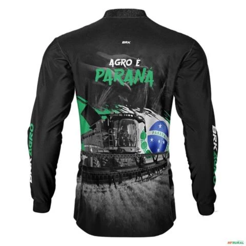 Camisa Agro BRK Agro é Paraná com UV50 - Tamanho: P