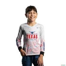 Camisa Agro Feminina BRK Texas Country Girl Branca com Proteção UV50+ -  Gênero: Infantil Tamanho: Infantil GG