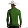 Camisa Agro BRK Mescla Verde com Proteção UV50+ -  Gênero: Masculino Tamanho: G1