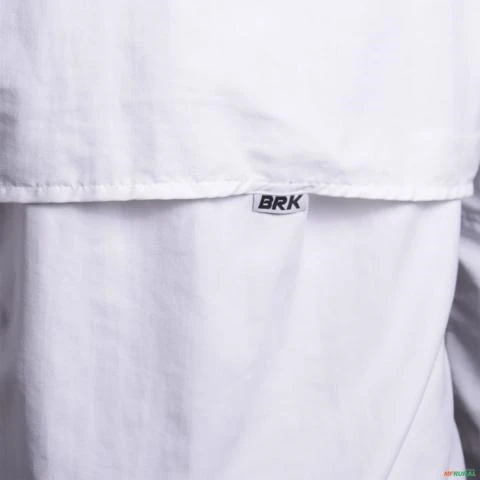 Camisa Work BRK com Proteção UV50+ - Branca -  Gênero: Masculino Tamanho: G1