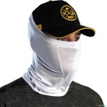 Bandana Black Mask Brk Branco com Proteção UV50+