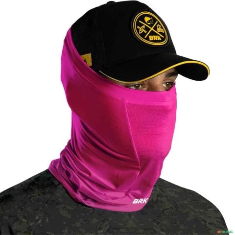 Bandana Black Mask Brk Degradê Rosa com Proteção UV50+