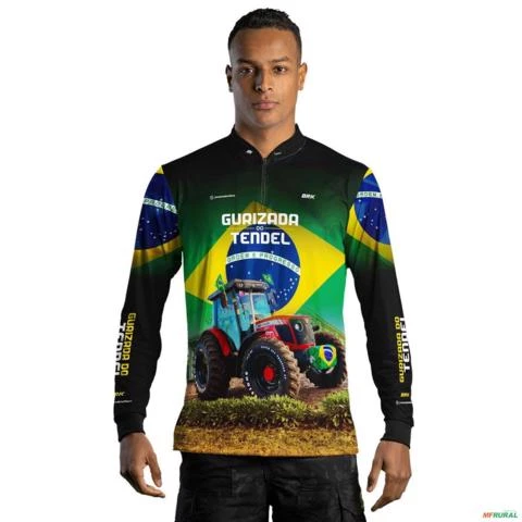 Camisa Agro BRK Jacques Delaflora com Proteção UV50+ -  Gênero: Masculino Tamanho: P