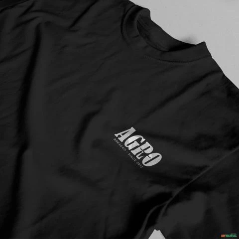 Camiseta Casual BRK Agro Long Horn Brasil em Algodão Egípcio -  Tamanho: GG