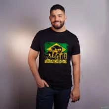 Camiseta Casual Agro BRK Força do Agro em Algodão Egípcio -  Cor: Preto Tamanho: P