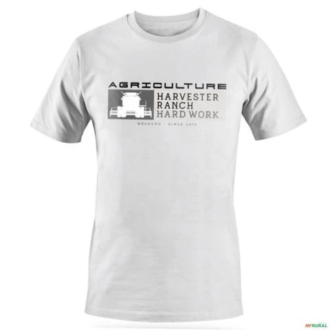 Camiseta Agro BRK Agriculture Colheitadeira em Algodão Egípcio -  Tamanho: G