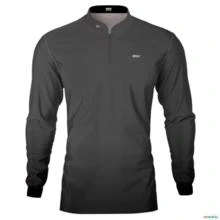 Camisa Casual BRK Unissex Basic Cinza com UV50 + -  Gênero: Masculino Tamanho: G3