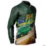 Camisa Agro BRK Verde Goiás é Agro com Proteção UV50+ -  Gênero: Masculino Tamanho: PP