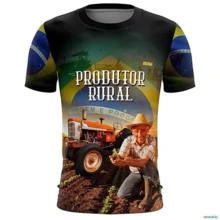 Camiseta Agro BRK Produtor Rural com UV50  - Tamanho: Masculino M