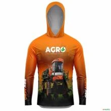 Camisa com Capuz Agro BRK Agro A Força da Terra com UV50  - Tamanho: Masculino P