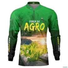 Camisa Agro BRK Made in Agro Hidroponia Alface com UV50  - Tamanho: Masculino G