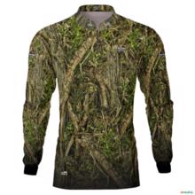 Camisa de Caça BRK Camuflada Stealth Series 2 com UV50  - Tamanho: Masculino M