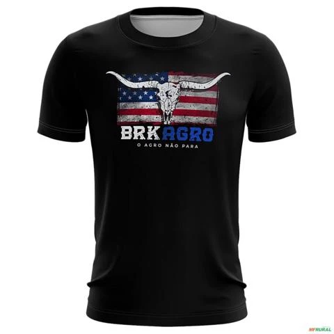Camiseta Agro BRK O Agro não Para Texas Com UV50 - Tamanho: Masculino M