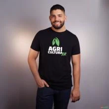 Camiseta BRK Agro 'Agricultura BR' Algodão Egípcio -  Cor: Preto Tamanho: PP