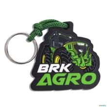 Chaveiro Emborrachado BRK Agro Trator Verde