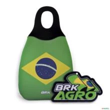 Sacola de Lixo Automotivo Brasil Neoprene + Aromatizante BRK de Brinde