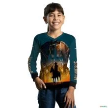 Camisa Agro BRK Muladeiro com Proteção UV50+ -  Gênero: Infantil Tamanho: Infantil P