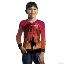 Camisa Agro Feminina BRK Muladeiros com UV50+ -  Gênero: Infantil Tamanho: Infantil PP