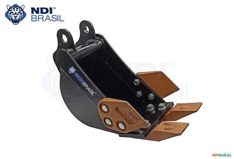 Concha 20cm para Miniescavadeira NDI BRASIL 1 TONELADA Imagem Concha 20cm para Miniescavadeira NDI BRASIL 1 TONELADA