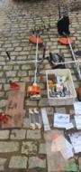 KIT FERRAMENTAS STIHL PARA FAZENDA SITIO CHACARA MOTOSERRA , ROÇADEIRA , PODADOR GALHOS , ETC Imagem KIT FERRAMENTAS STIHL PARA FAZENDA SITIO CHACARA MOTOSERRA , ROÇADEIRA , PODADOR GALHOS , ETC