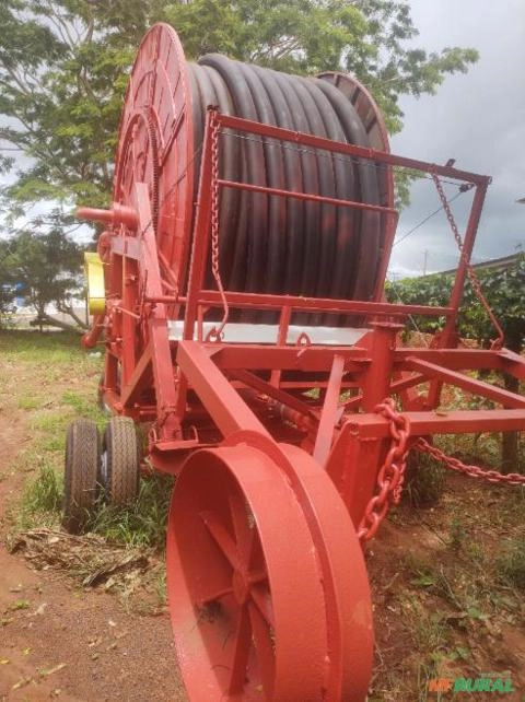 Carretel irrigação vinhasa Imagem Carretel irrigação vinhasa