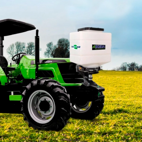 Imagem Semeadora Adubadora para Tratores 60 Litros IKEDA Imagem Semeadora Adubadora para Tratores 60 Litros IKEDA