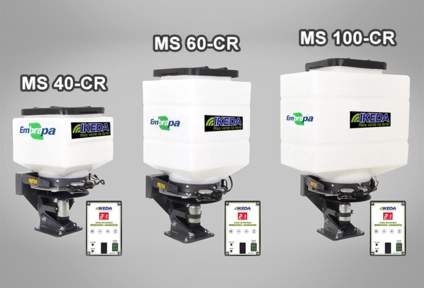 Imagem Semeadora Adubadora para Tratores 60 Litros IKEDA Imagem Semeadora Adubadora para Tratores 60 Litros IKEDA